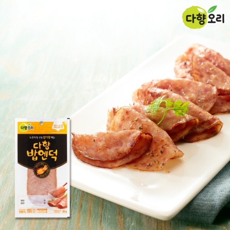 뉴랜드,다향오리 샌드위치 훈제오리 슬라이스 싸먹는 햄 도시락 직장인 점심 밥엔덕